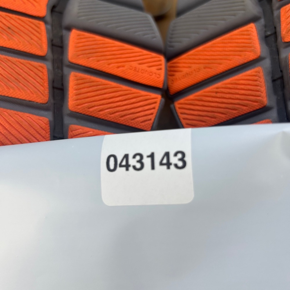 On Cloud X Mens Running Shoes White Orange Grey Size 11 Cushion Low Top Sneaker - Picture 8 of 8